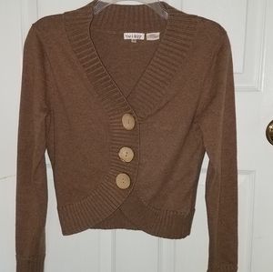 Twiggy knit cropped cardigan
